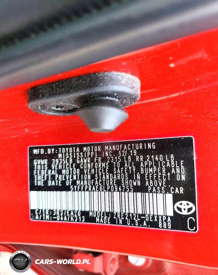 2020 Toyota Corolla Xle VIN:5YFFPRAE6LP094755 - 13