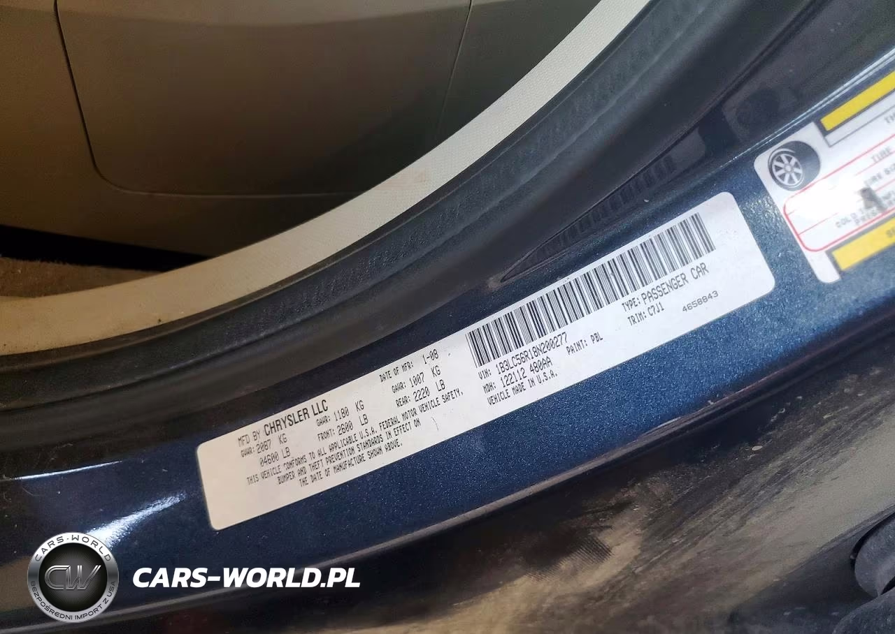 2008 Dodge Avenger Sxt VIN:1B3LC56R18N200277 - 12