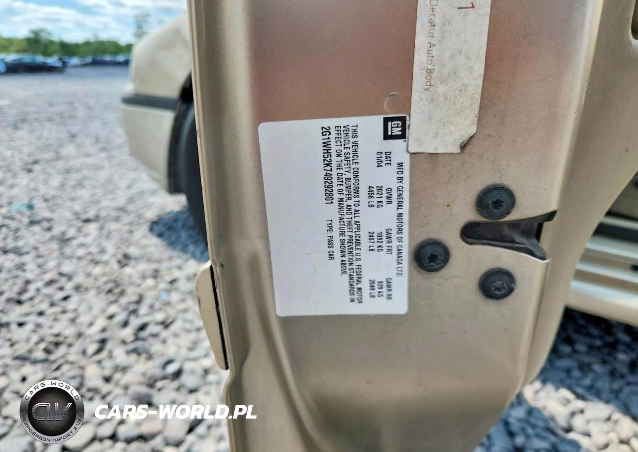 2004 Chevrolet Impala Ls VIN:2G1WH52K749292801 - 12