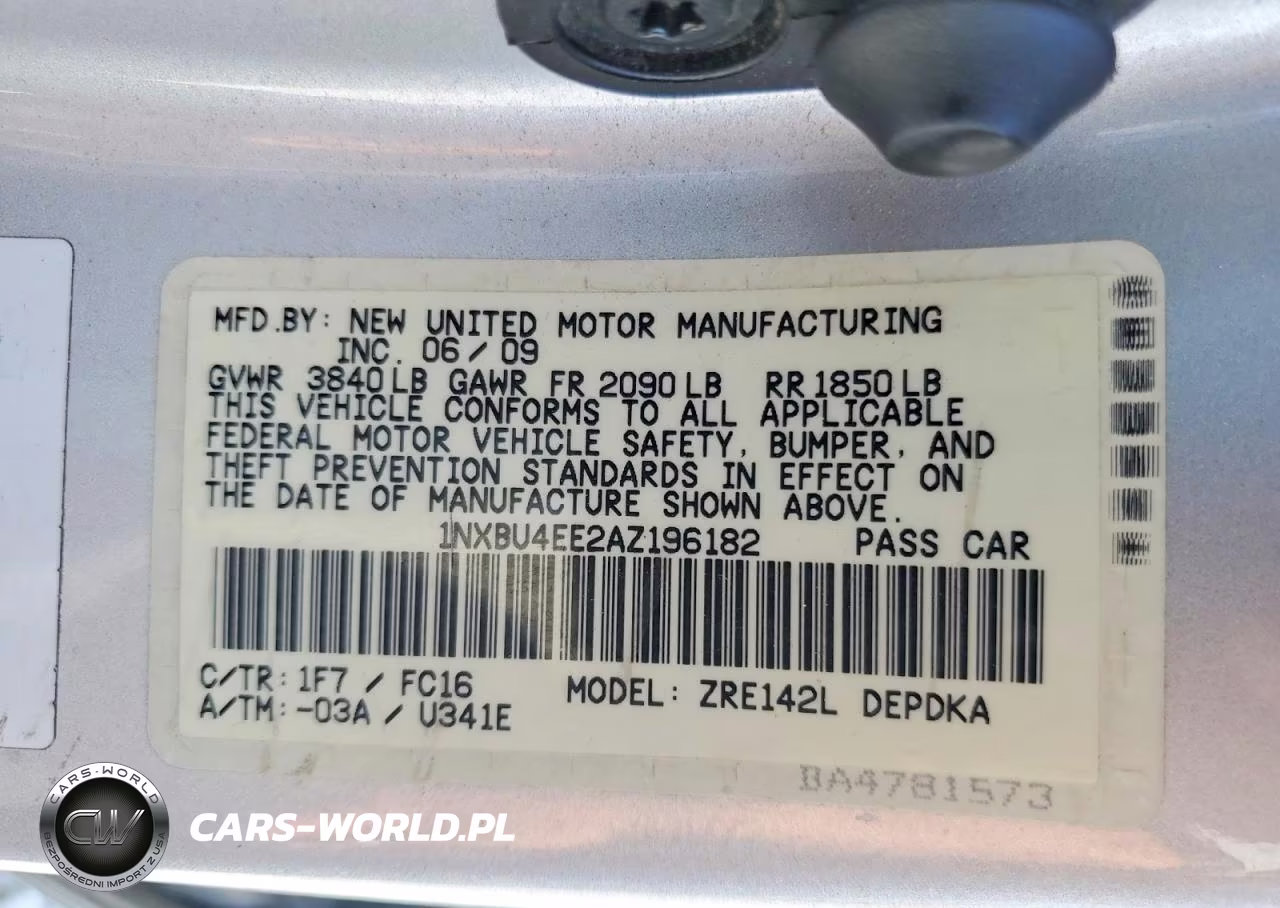 2010 Toyota Corolla Le VIN:1NXBU4EE2AZ196182 - 12