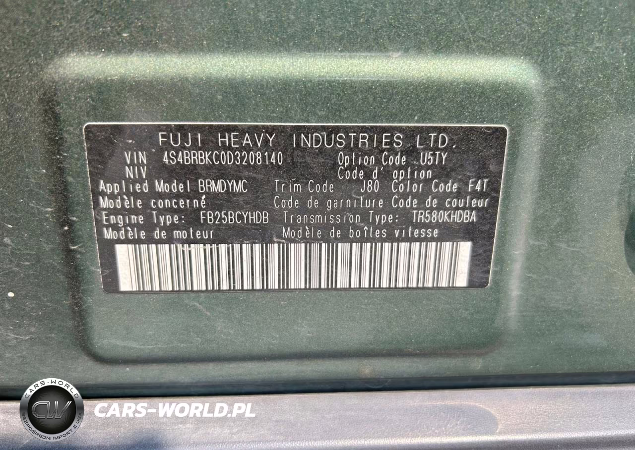 2013 Subaru Outback VIN:4S4BRBKC0D3208140 - 13