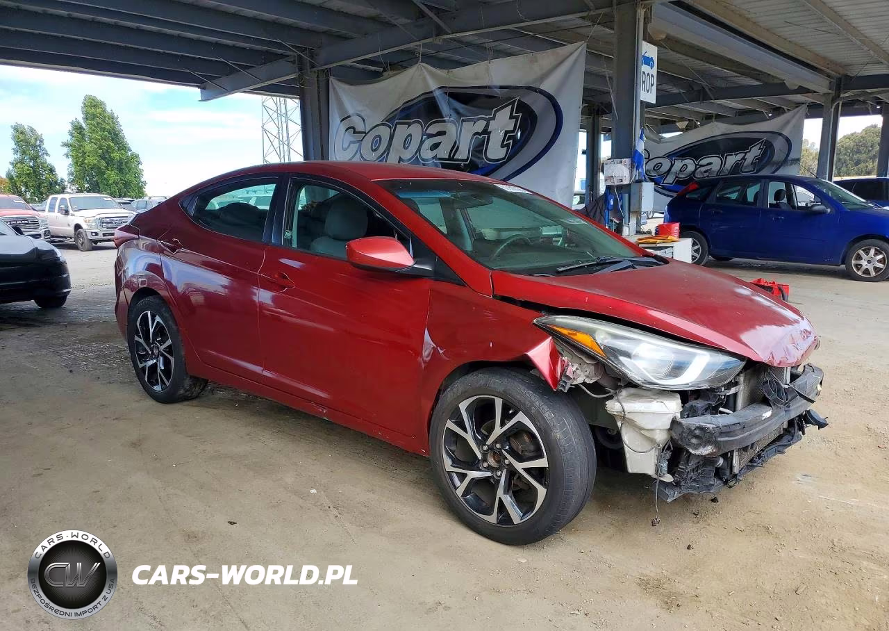 2015 Hyundai Elantra Se VIN:5NPDH4AE6FH642231 - 4