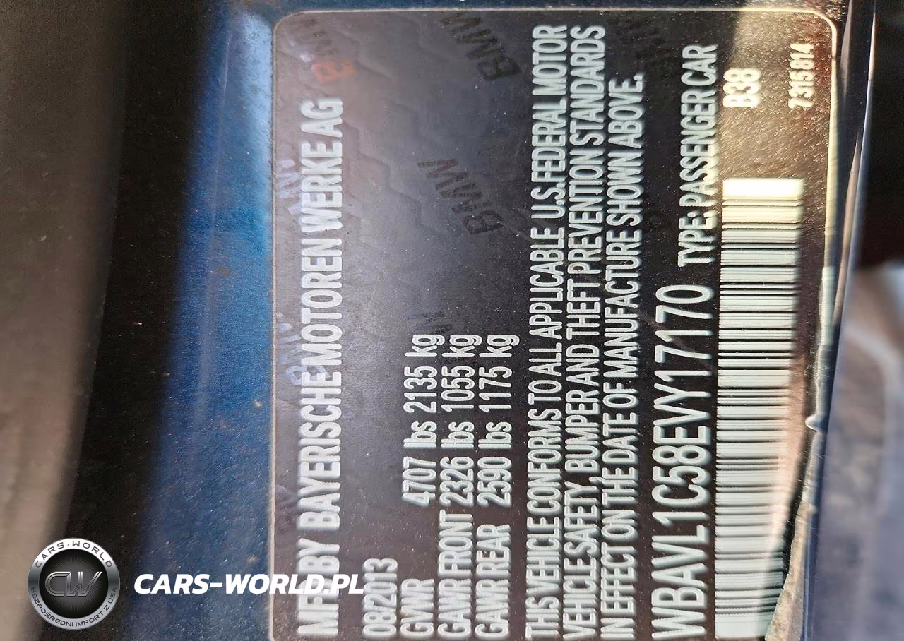 2014 BMW X1 xDrive28I VIN:WBAVL1C58EVY17170 - 13