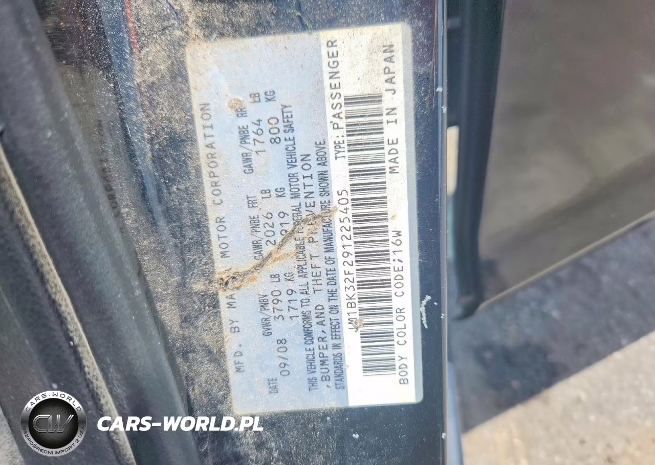 2009 Mazda 3 I VIN:JM1BK32F291225405 - 13