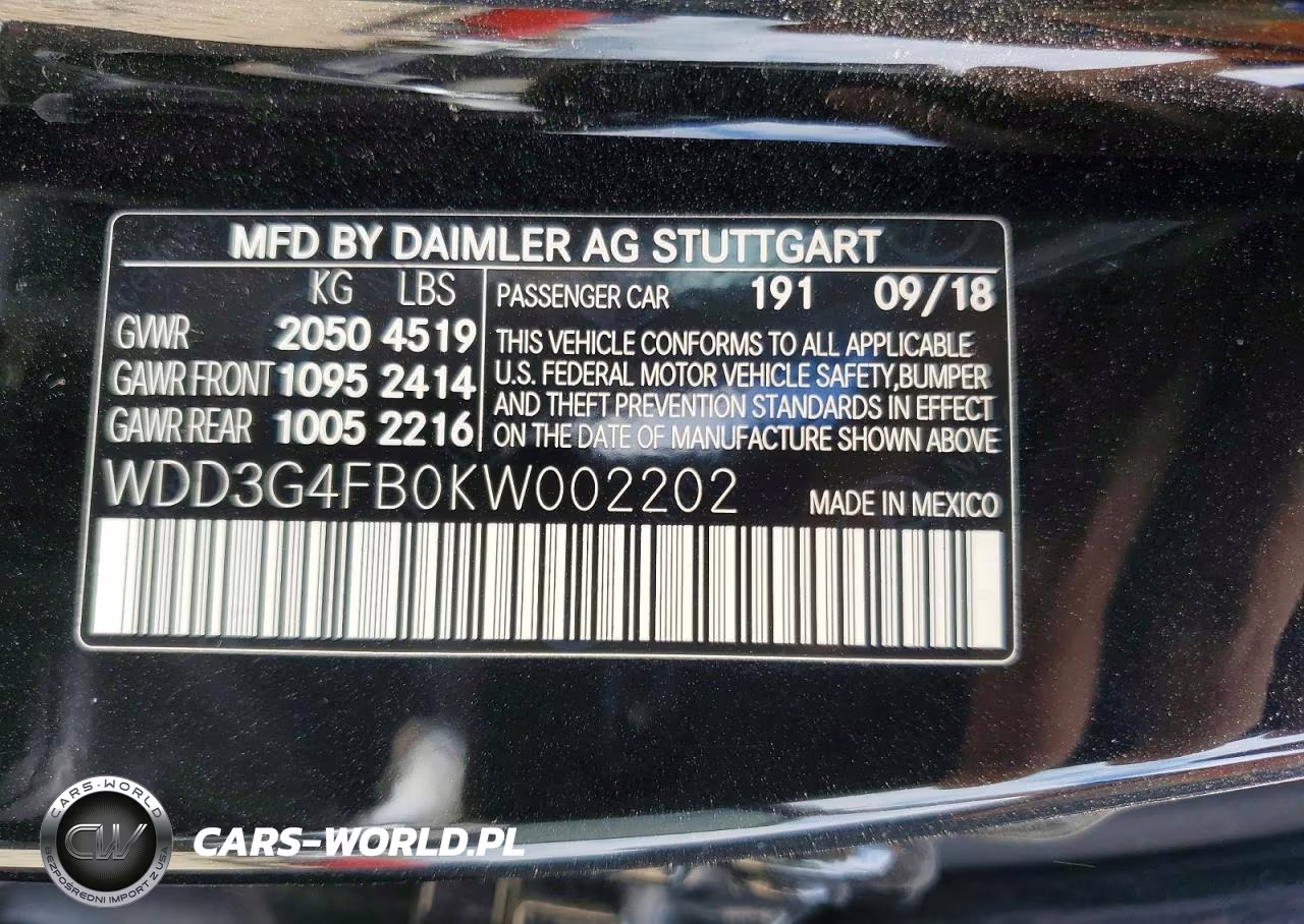 2019 Mercedes-Benz A 220 4Matic VIN:WDD3G4FB0KW002202 - 12