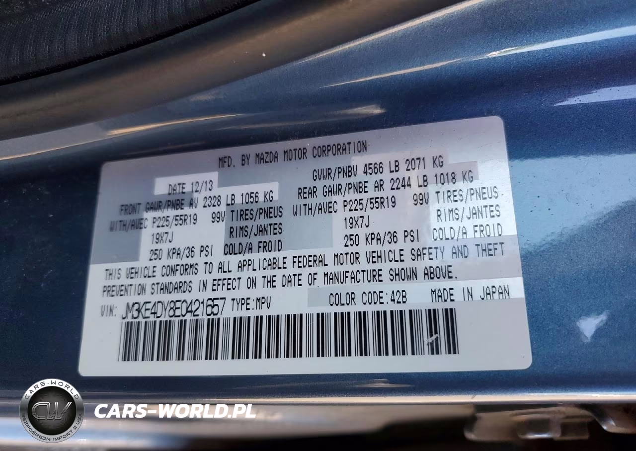 2014 Mazda Cx-5 Gt VIN:JM3KE4DY8E0421657 - 13