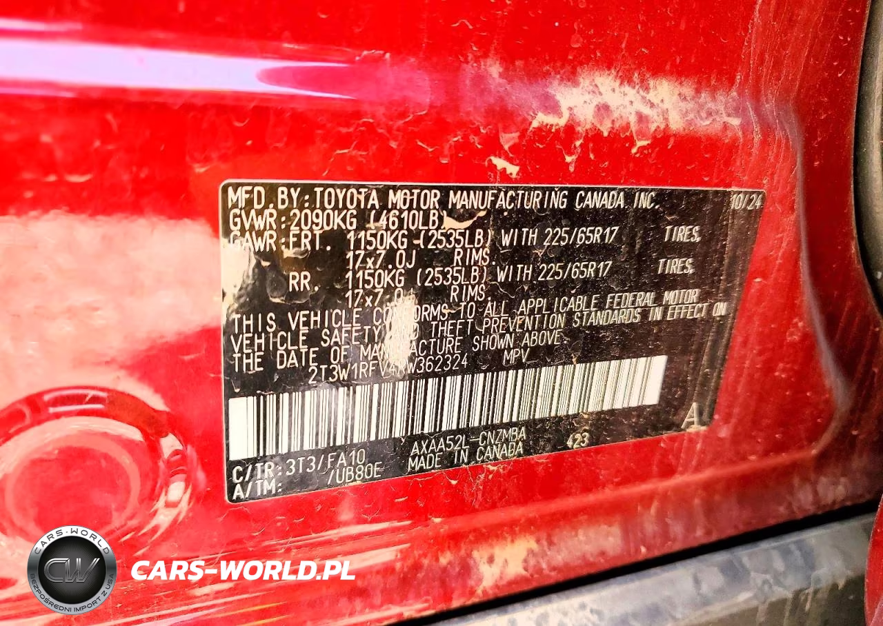2024 Toyota Rav4 Xle VIN:2T3W1RFV4RW362324 - 13