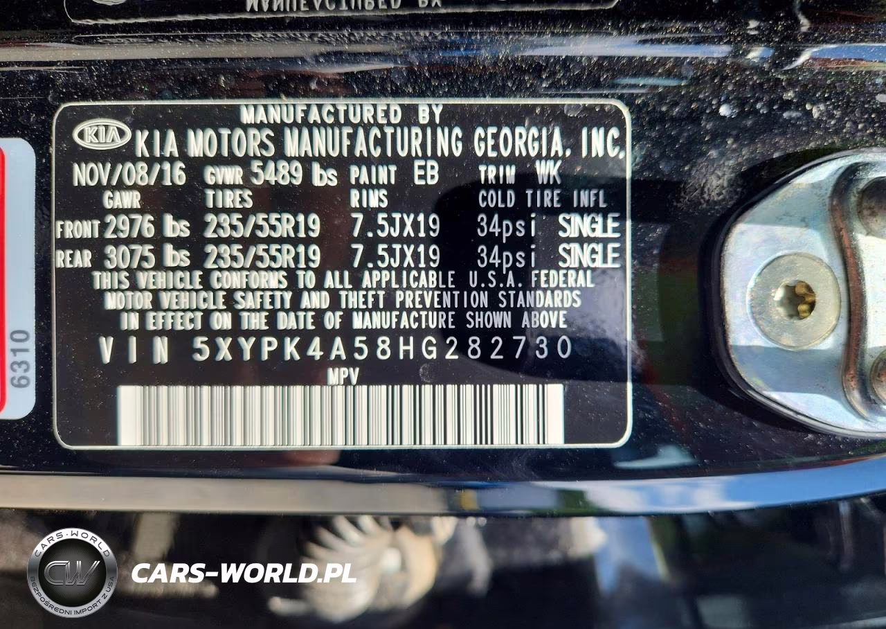 2017 Kia Sorento Sx V6 VIN:5XYPK4A58HG282730 - 13