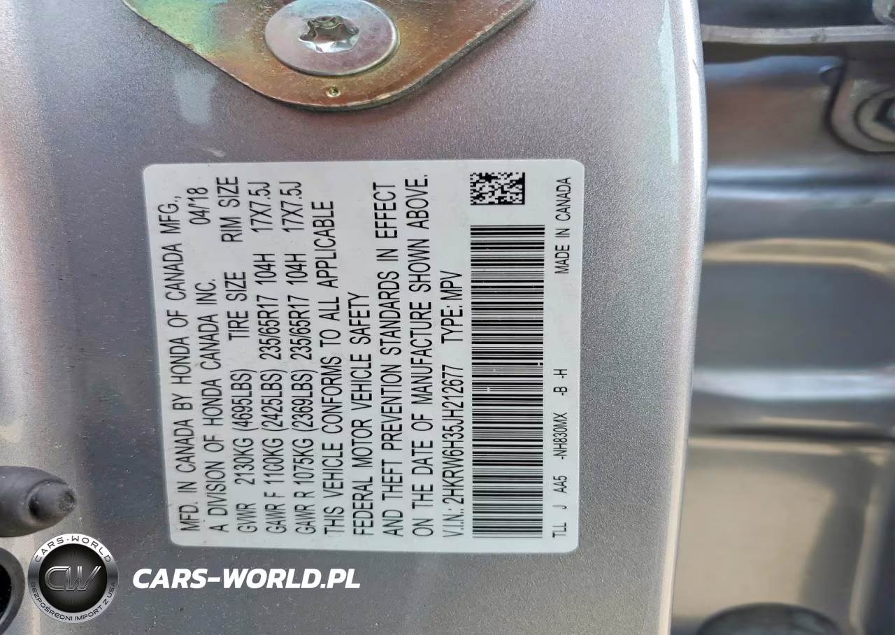 2018 Honda Cr-V Lx VIN:2HKRW6H35JH212677 - 13