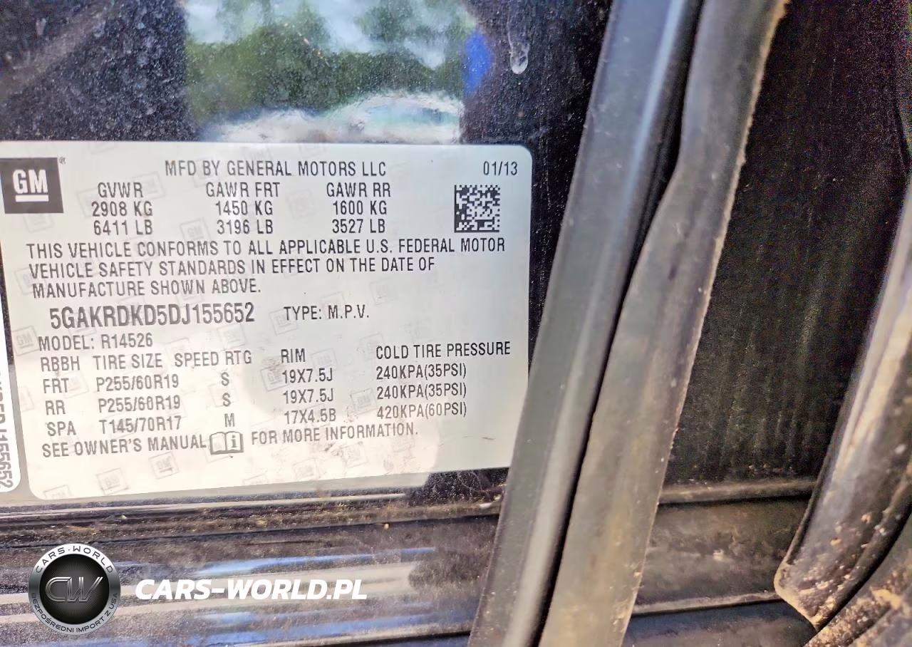 2013 Buick Enclave VIN:5GAKRDKD5DJ155652 - 12