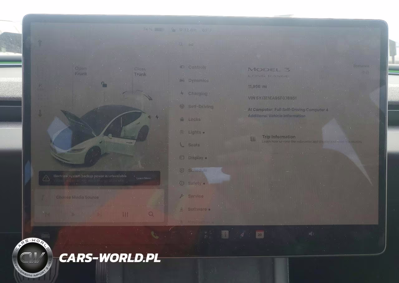 2025 Tesla Model 3 VIN:5YJ3E1EA9SF078951 - 9