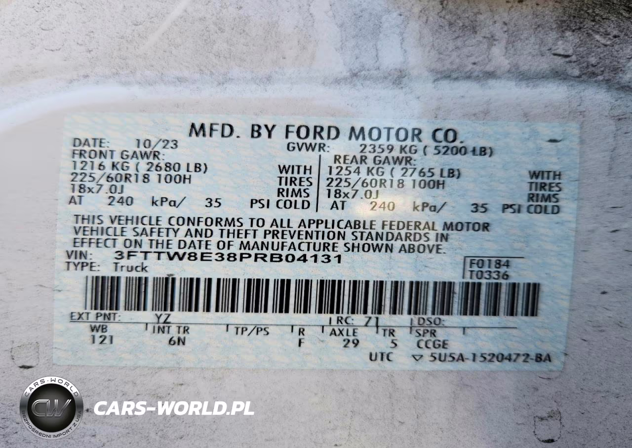 2023 Ford Maverick Xl VIN:3FTTW8E38PRB04131 - 13