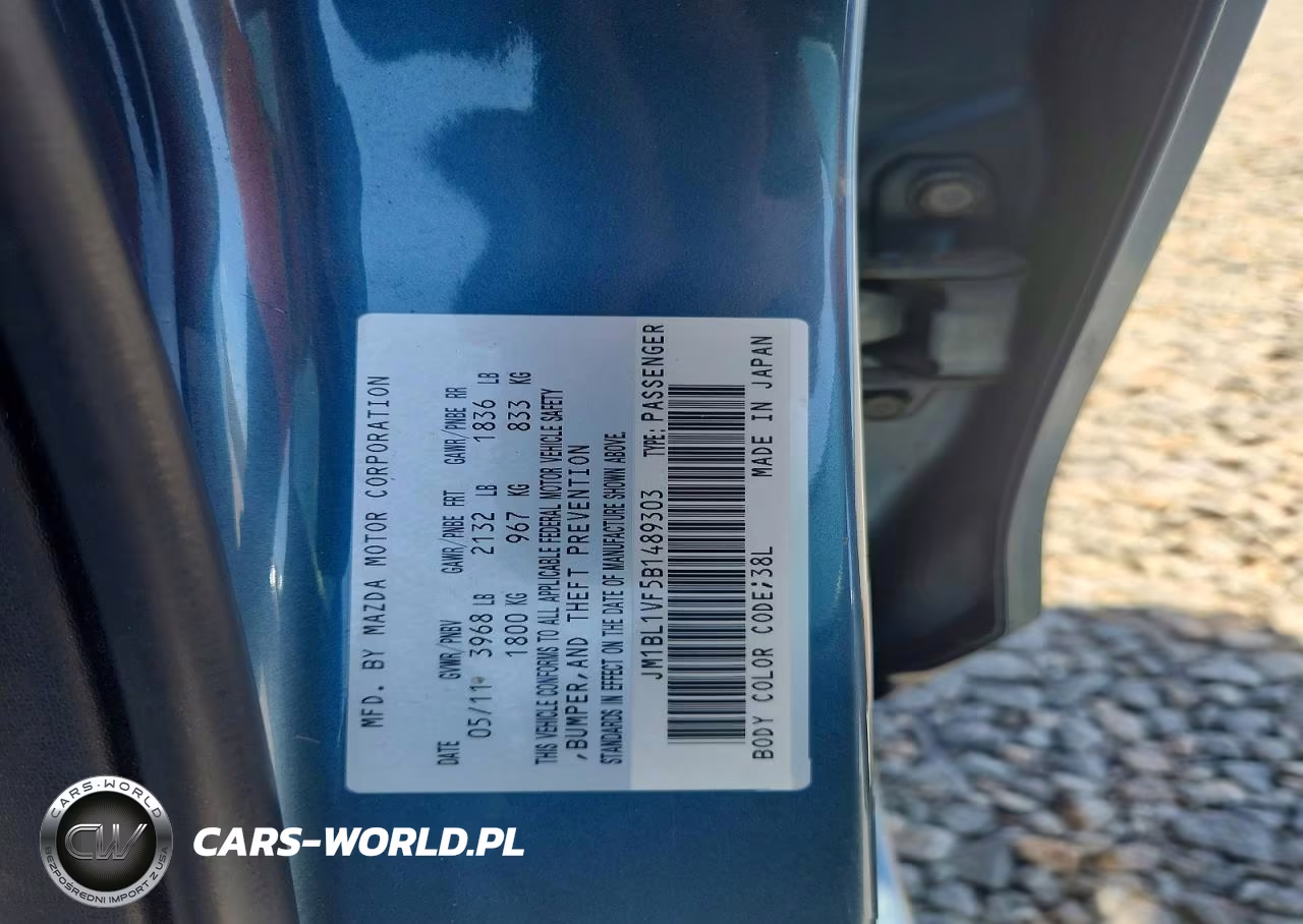 2011 Mazda 3 I VIN:JM1BL1VF5B1489303 - 12