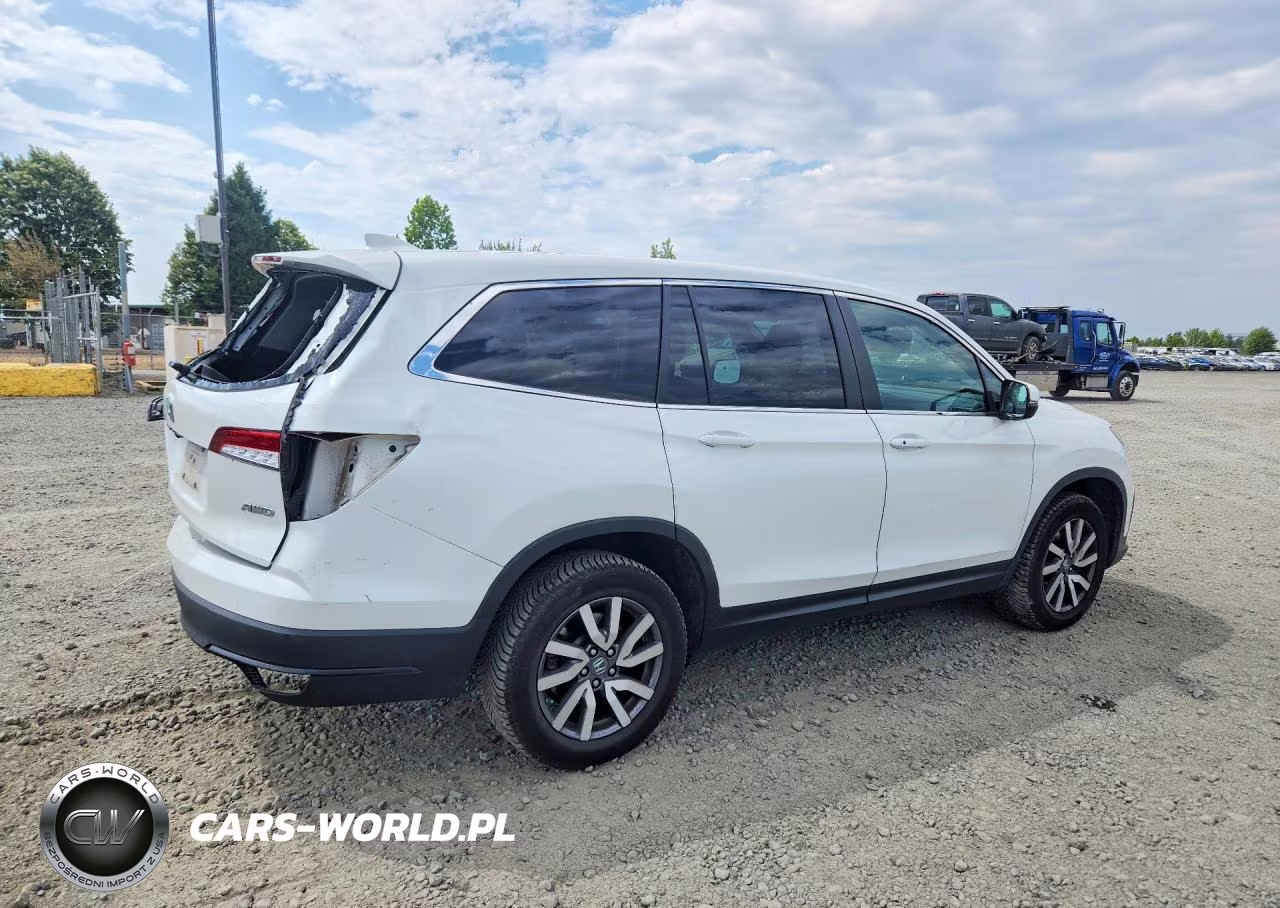 2021 Honda Pilot Exl VIN:5FNYF6H50MB035195 - 3