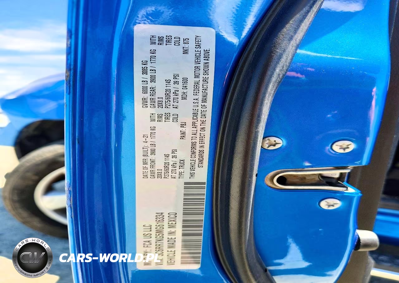 2021 Ram 1500 Classic Tradesman VIN:3C6RR7KG5MG616334 - 12