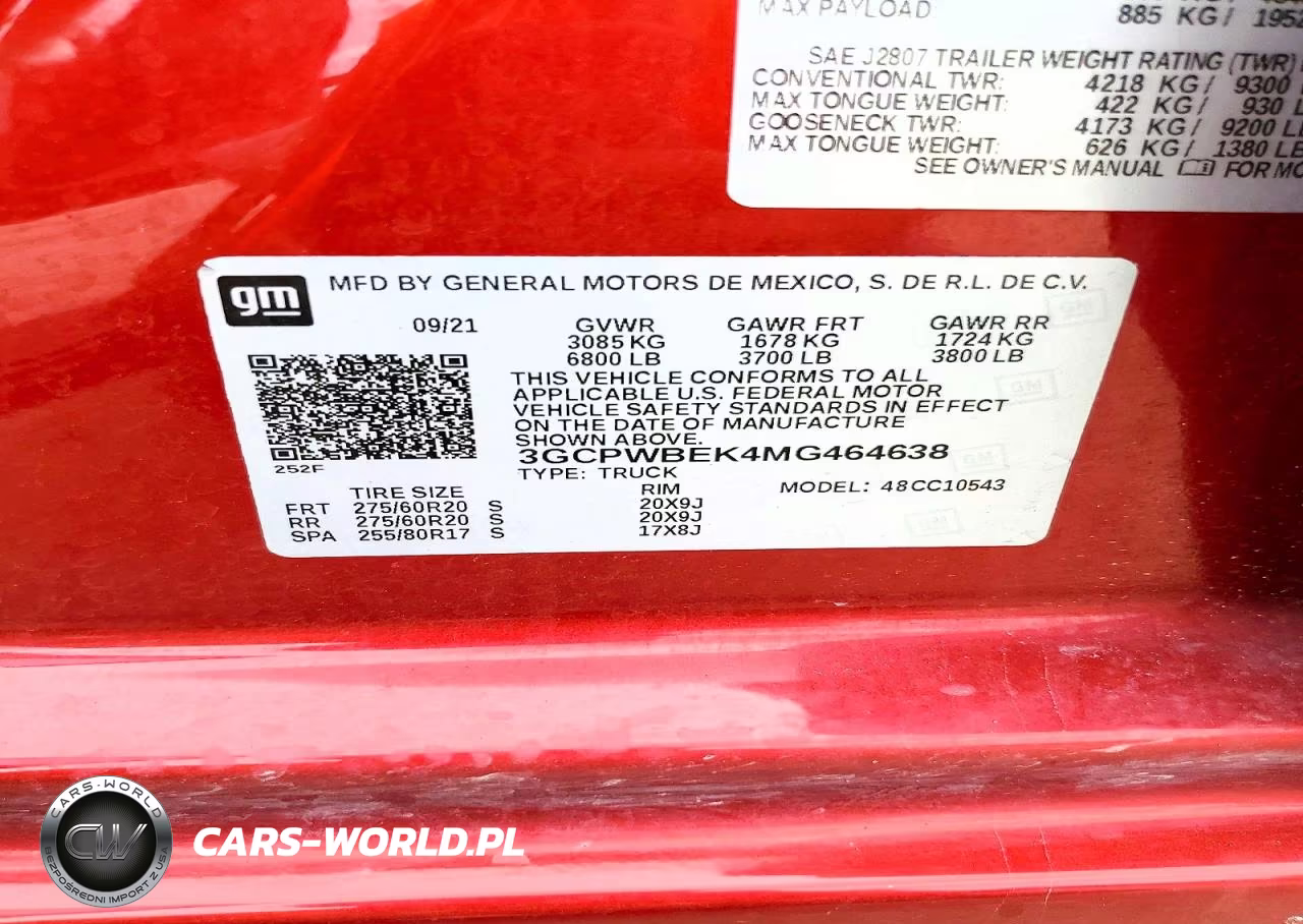 2021 Chevrolet Silverado C1500 Custom VIN:3GCPWBEK4MG464638 - 12