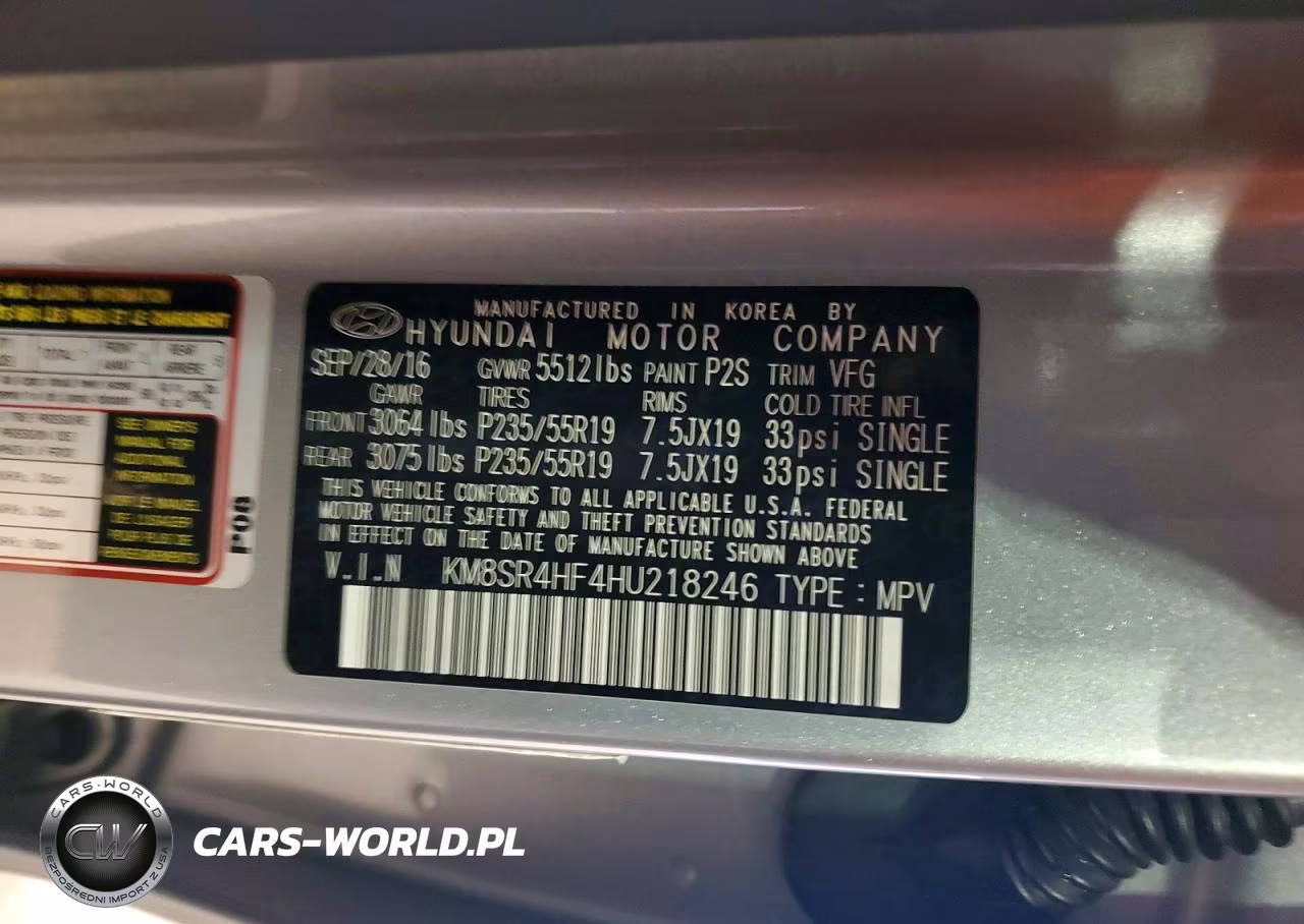2017 Hyundai Santa Fe Se Ultimate VIN:KM8SR4HF4HU218246 - 13