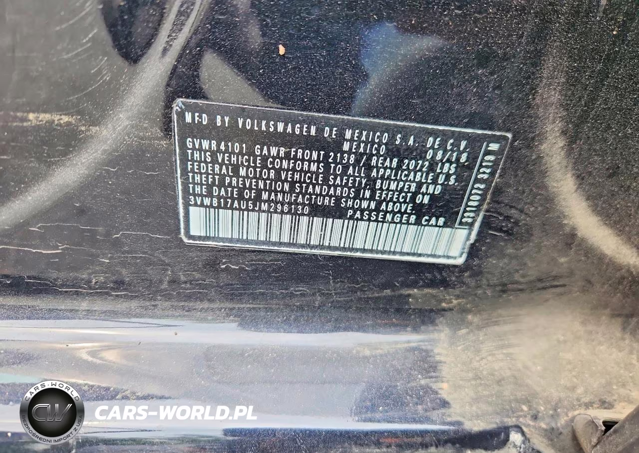 2018 Volkswagen Golf S VIN:3VWB17AU5JM296130 - 12