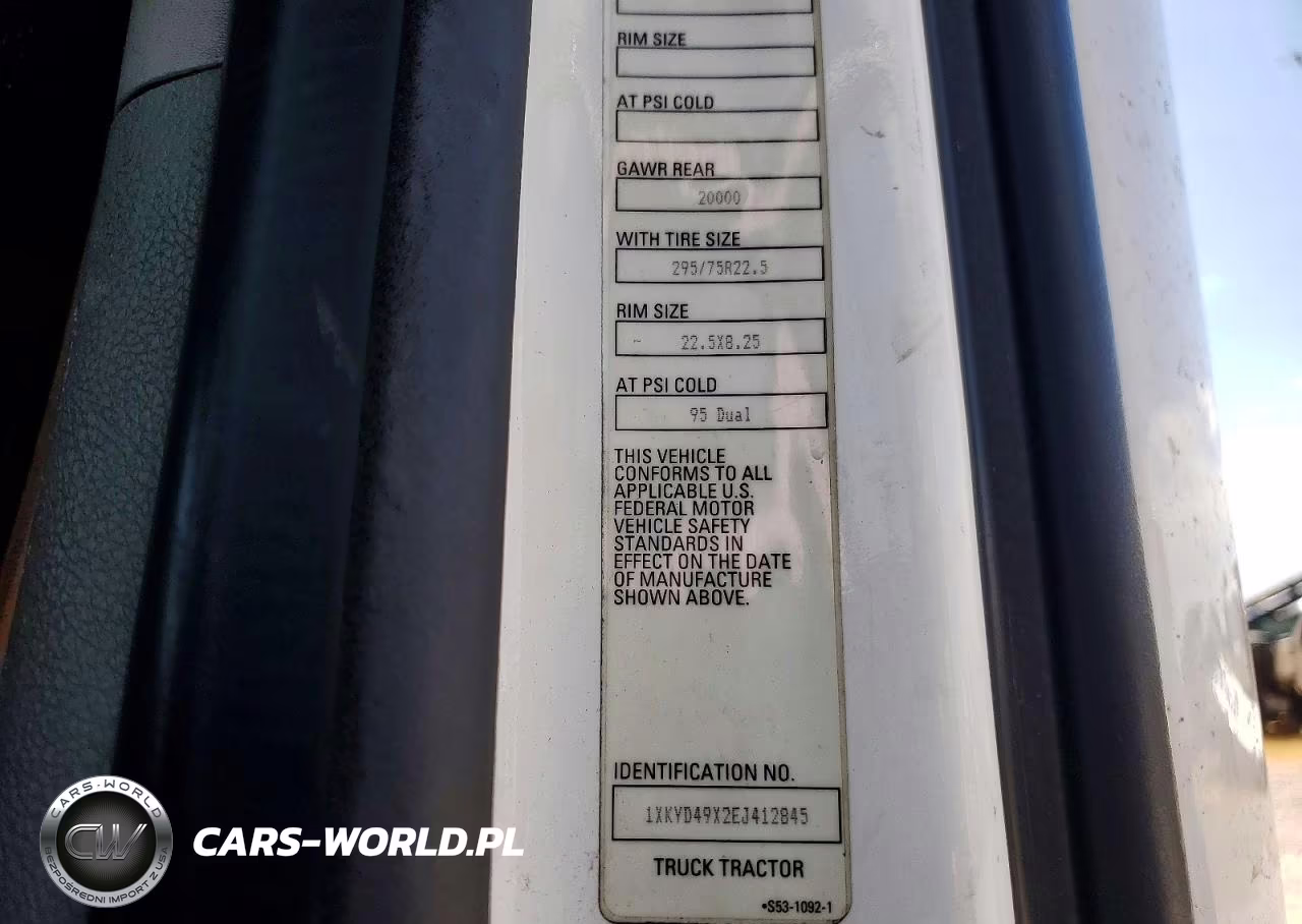 2014 Kenworth T680 Semi Truck VIN:1XKYD49X2EJ412845 - 11