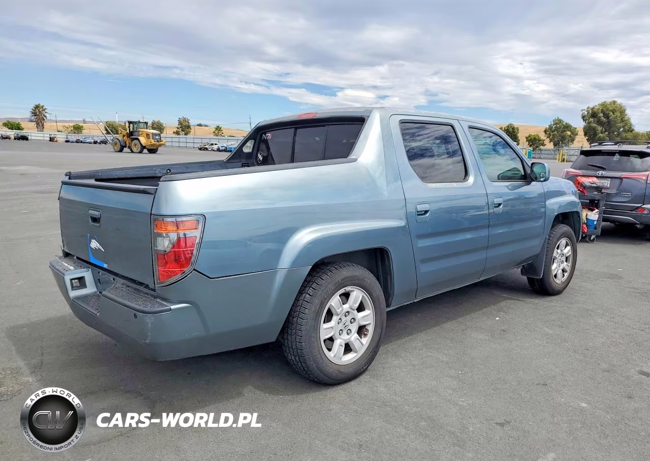2007 Honda Ridgeline Rtl VIN:2HJYK16597H523153 - 3