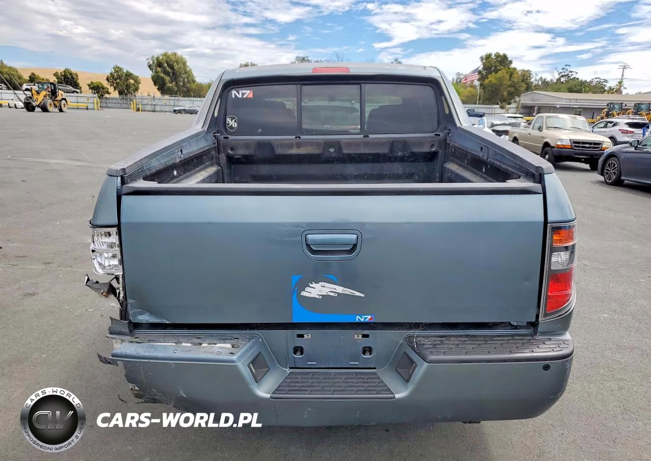 2007 Honda Ridgeline Rtl VIN:2HJYK16597H523153 - 6