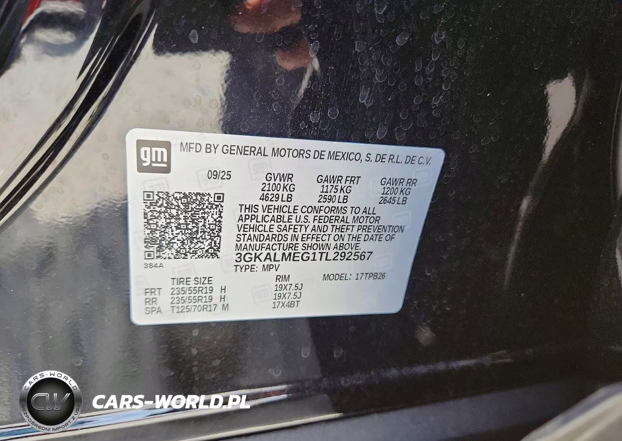2026 GMC Terrain Elevation VIN:3GKALMEG1TL292567 - 13