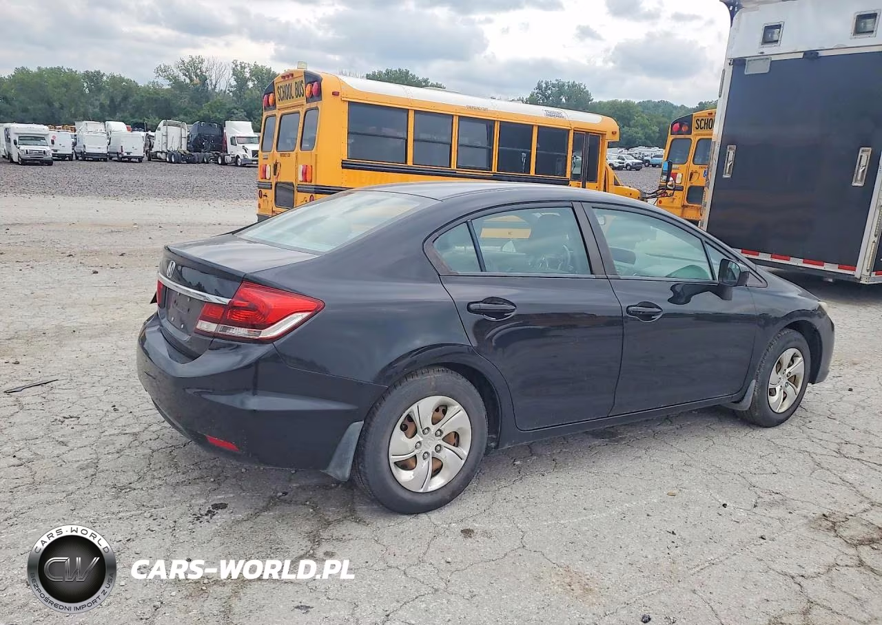 2014 Honda Civic Lx VIN:19XFB2F56EE085461 - 3