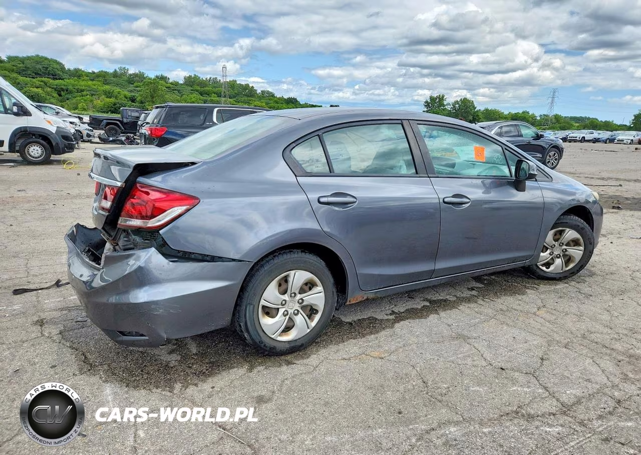 2013 Honda Civic Lx VIN:19XFB2F59DE028136 - 3