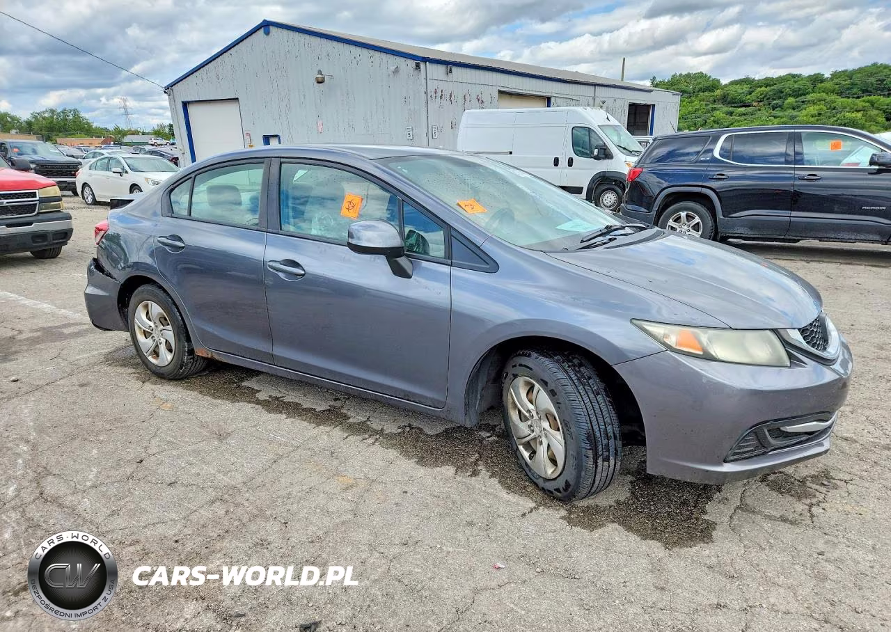 2013 Honda Civic Lx VIN:19XFB2F59DE028136 - 4