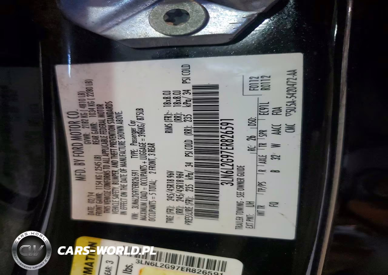 2014 Lincoln Mkz VIN:3LN6L2G97ER826591 - 12