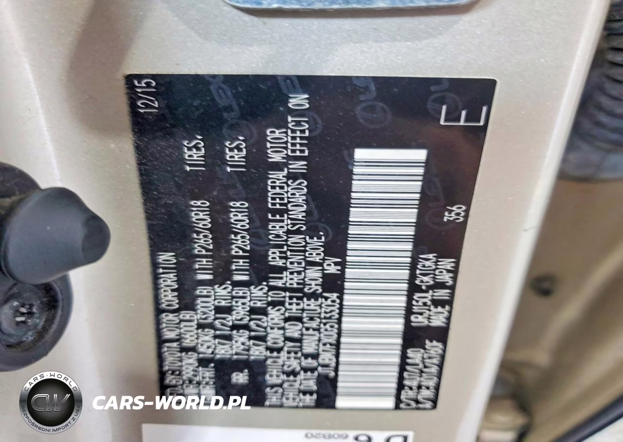 2016 Lexus Gx 460 VIN:JTJBM7FX0G5133054 - 13