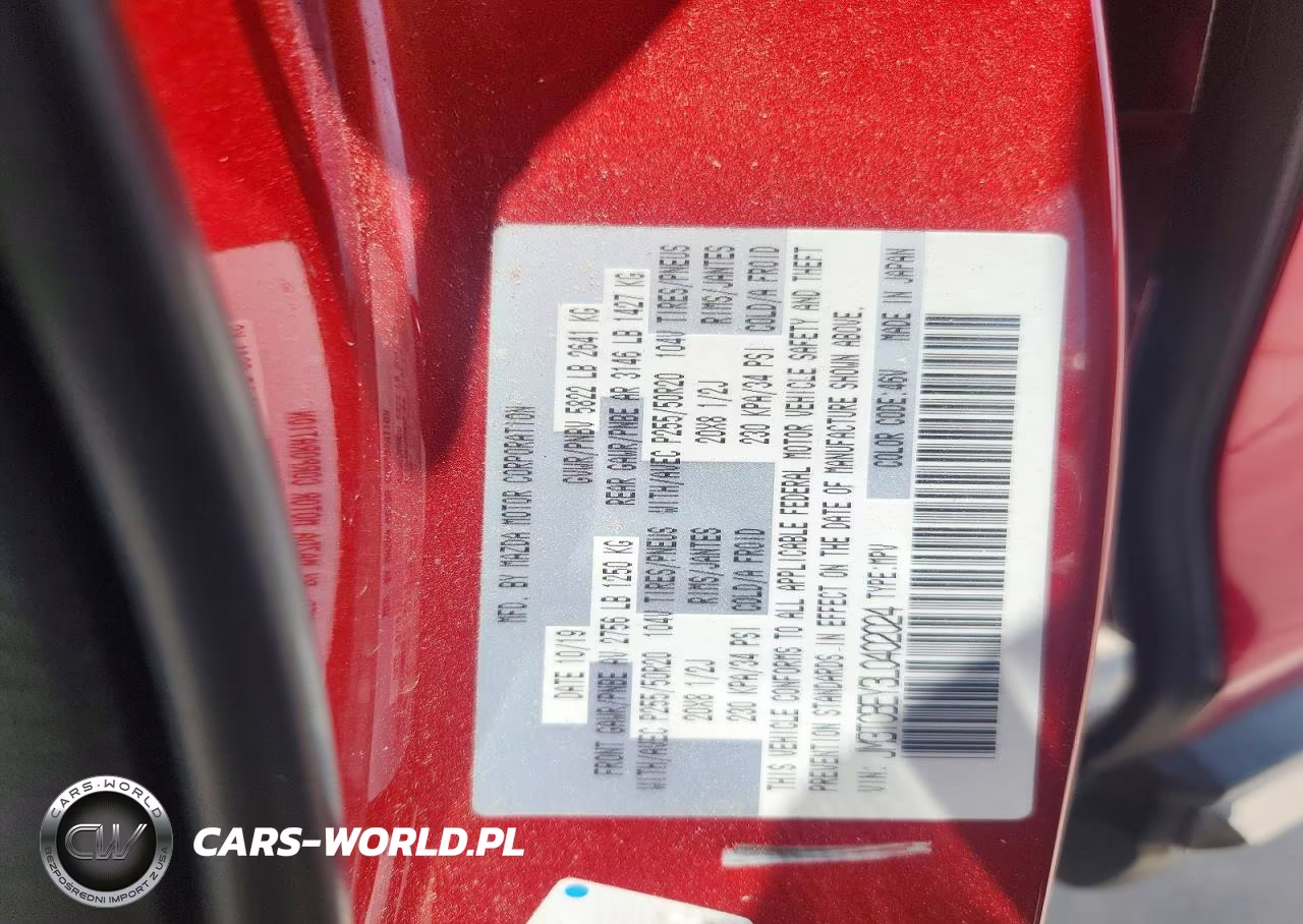 2020 Mazda Cx-9 Signature VIN:JM3TCBEY3L0402024 - 13