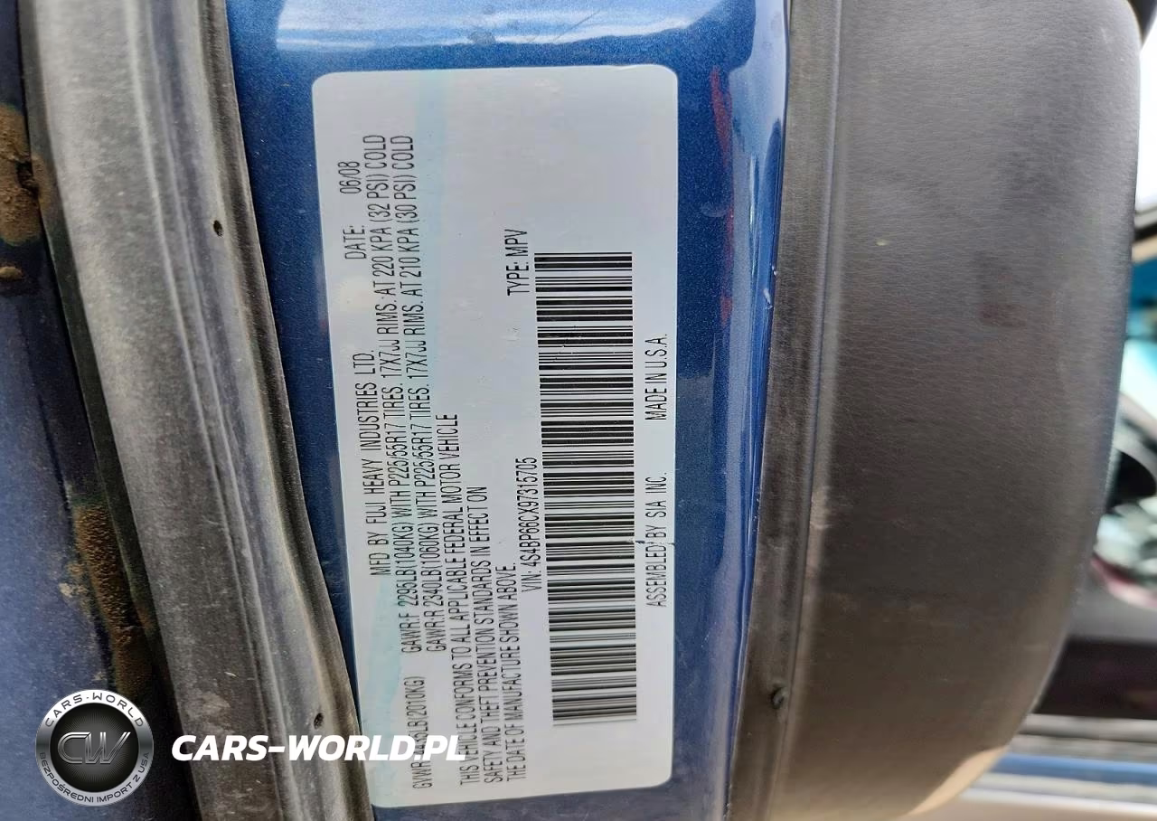 2009 Subaru Outback 2.5I Limited VIN:4S4BP66CX97315705 - 12