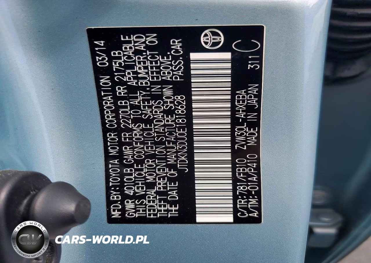 2014 Toyota Prius VIN:JTDKN3DU0E1818628 - 12