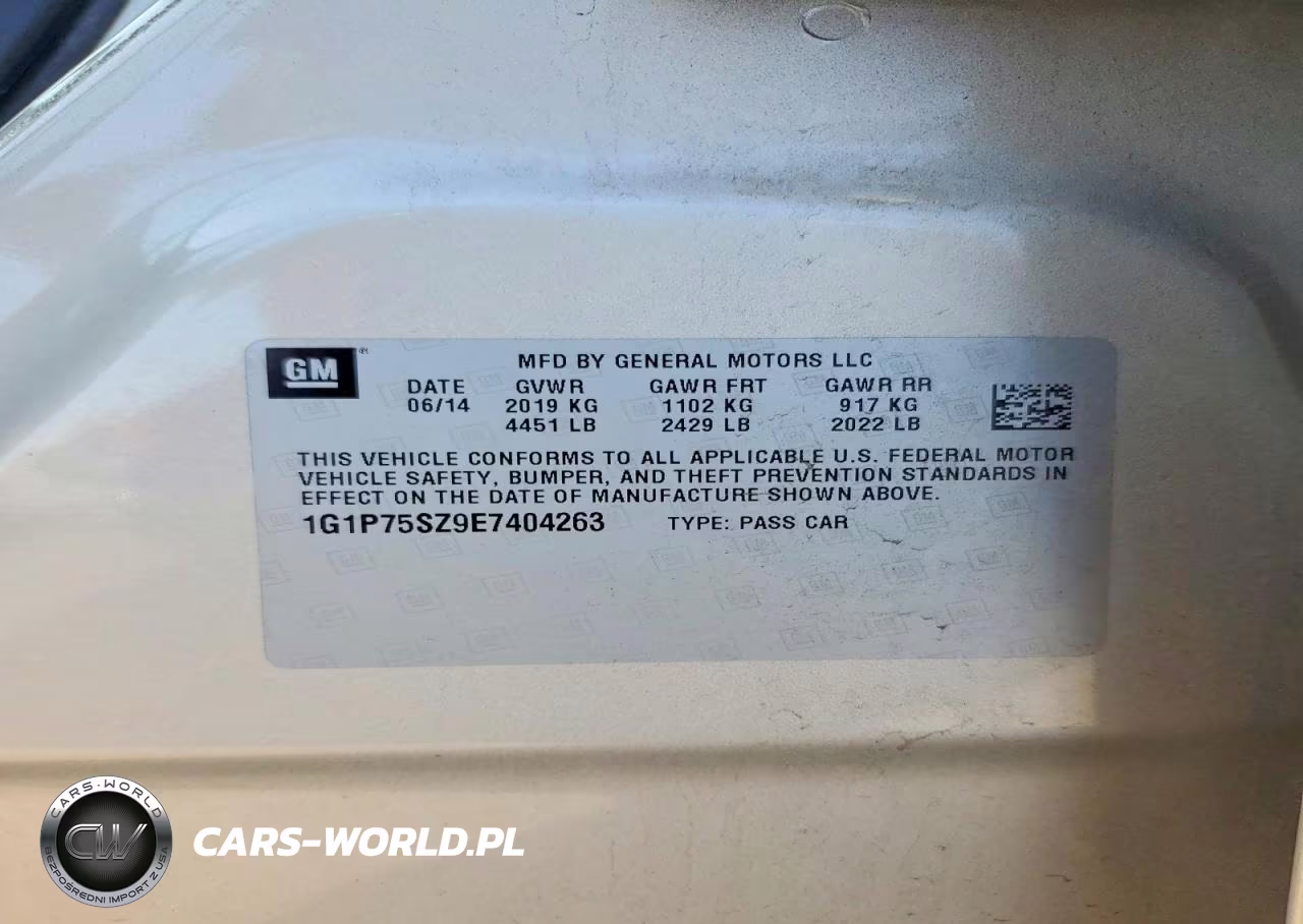 2014 Chevrolet Cruze VIN:1G1P75SZ9E7404263 - 12