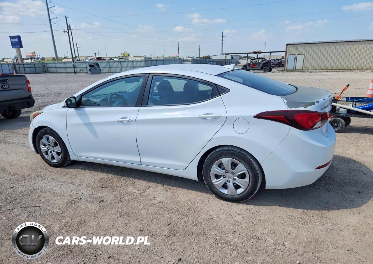 2016 Hyundai Elantra Se VIN:5NPDH4AE0GH733495 - 2