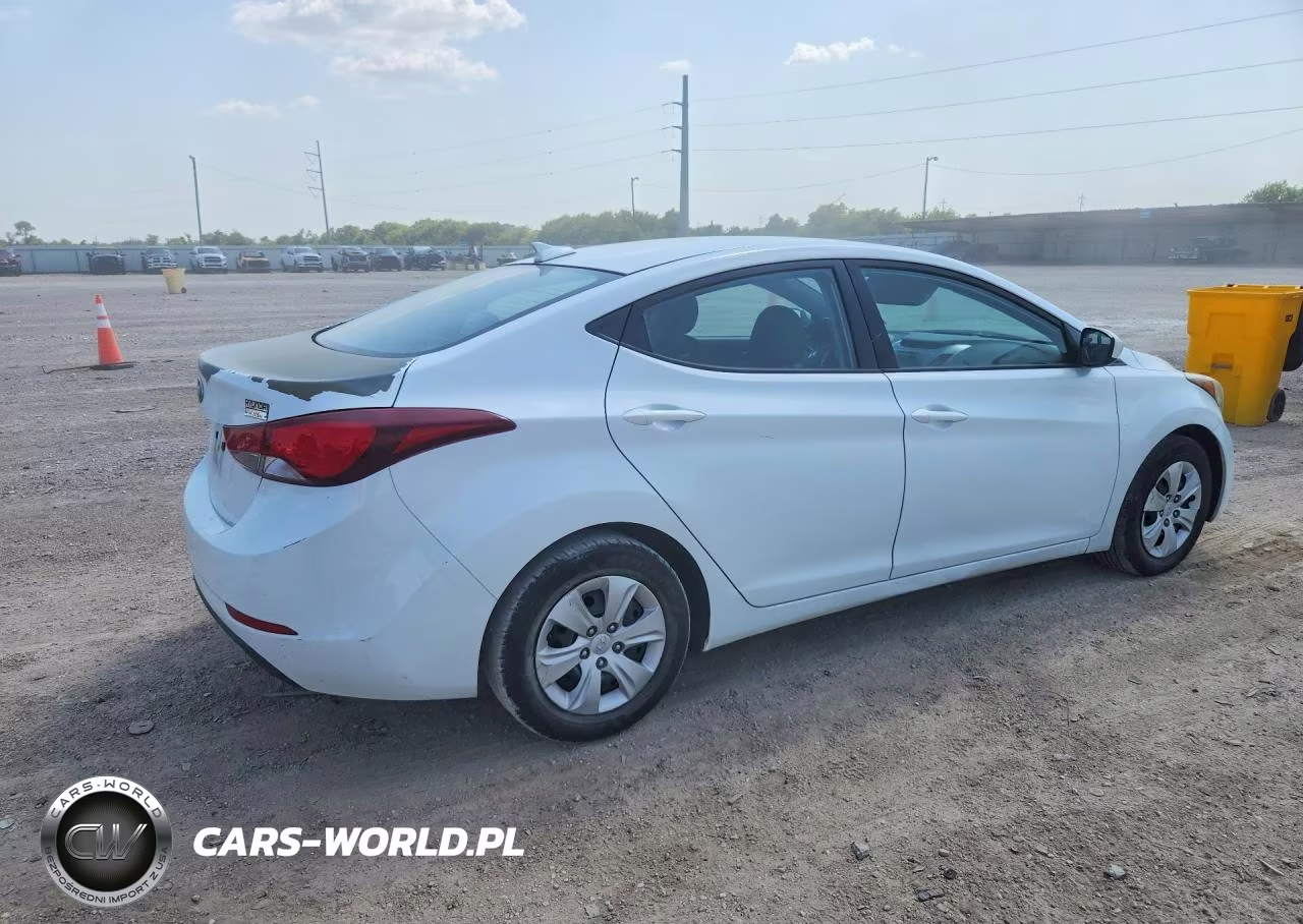 2016 Hyundai Elantra Se VIN:5NPDH4AE0GH733495 - 3