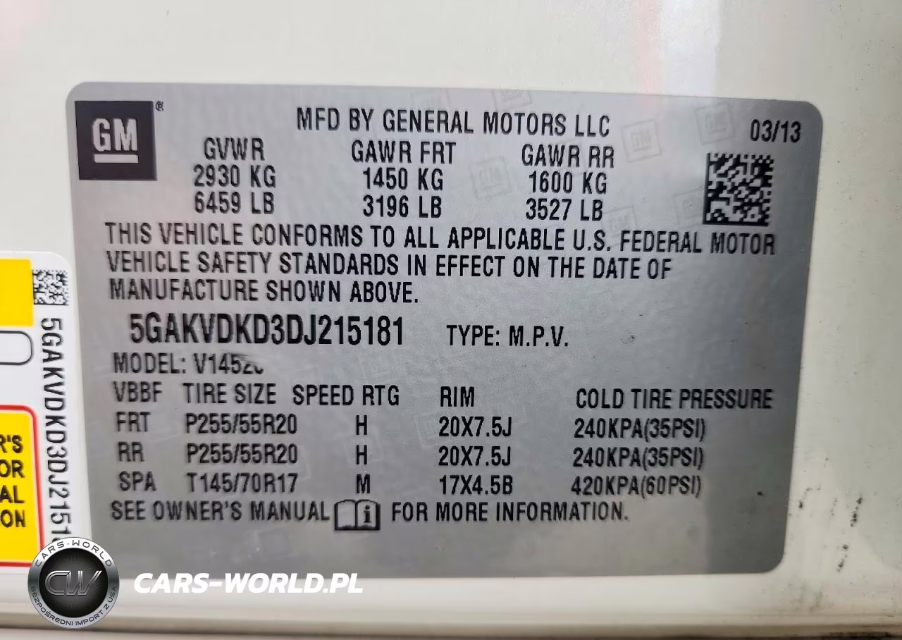 2013 Buick Enclave VIN:5GAKVDKD3DJ215181 - 13