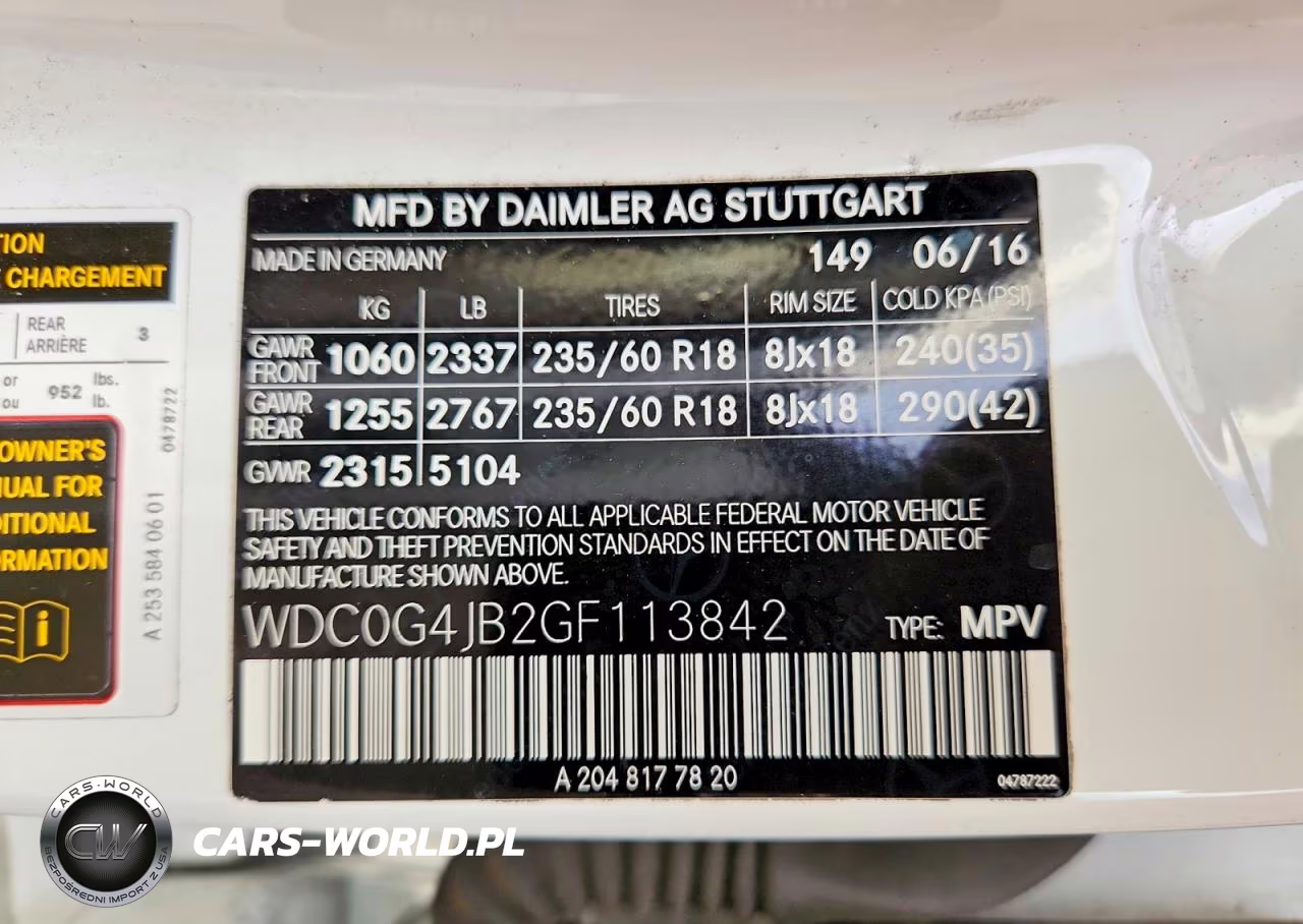 2016 Mercedes-Benz Glc 300 VIN:WDC0G4JB2GF113842 - 13