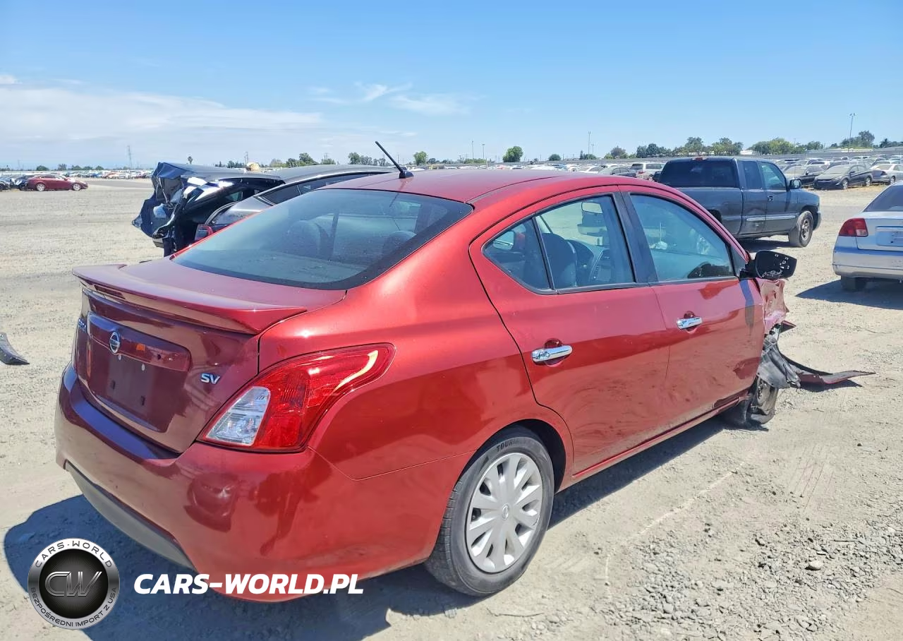 2019 Nissan Versa Sv VIN:3N1CN7AP1KL877124 - 3