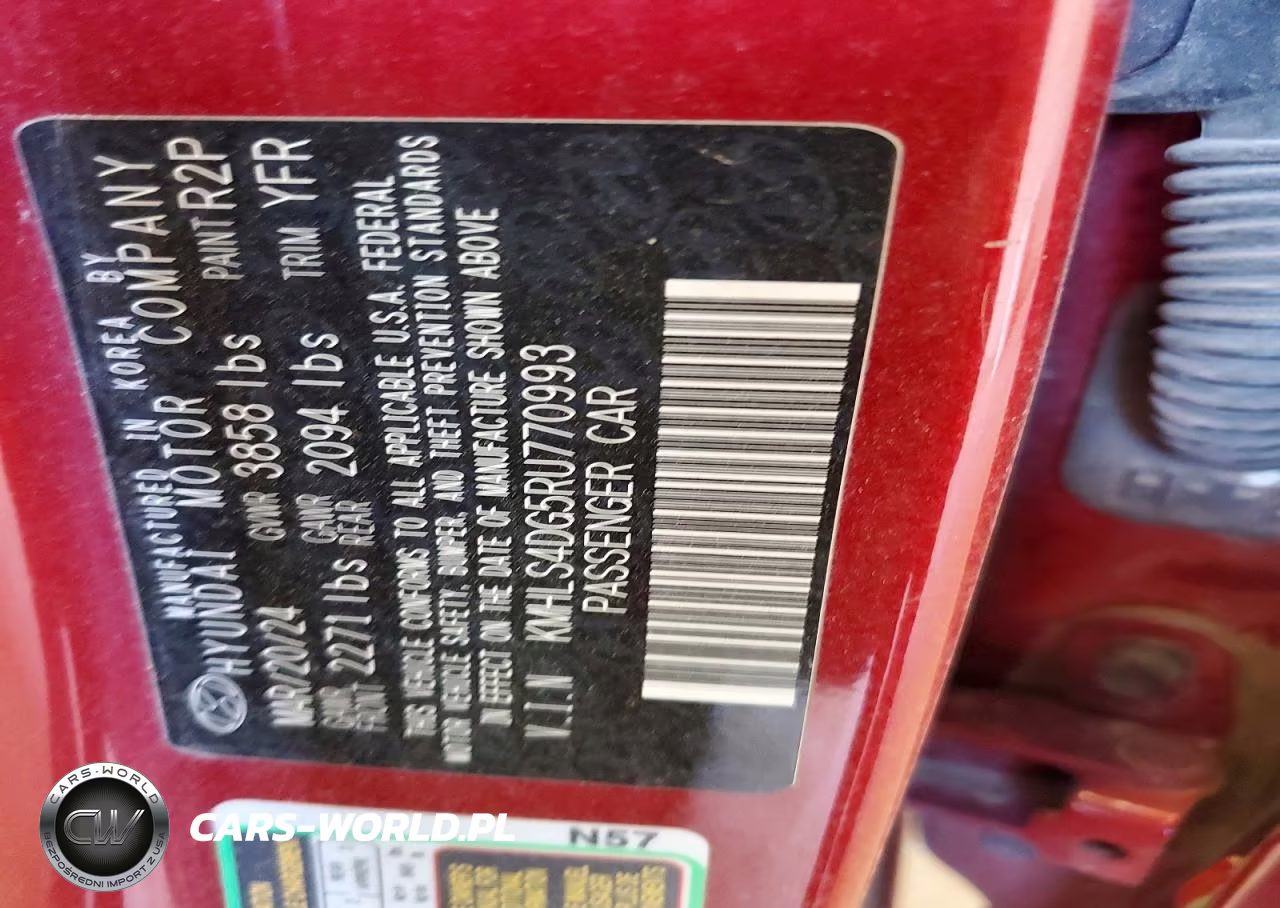 2024 Hyundai Elantra Sel VIN:KMHLS4DG5RU770993 - 12