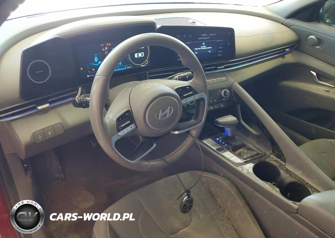 2024 Hyundai Elantra Sel VIN:KMHLS4DG5RU770993 - 8