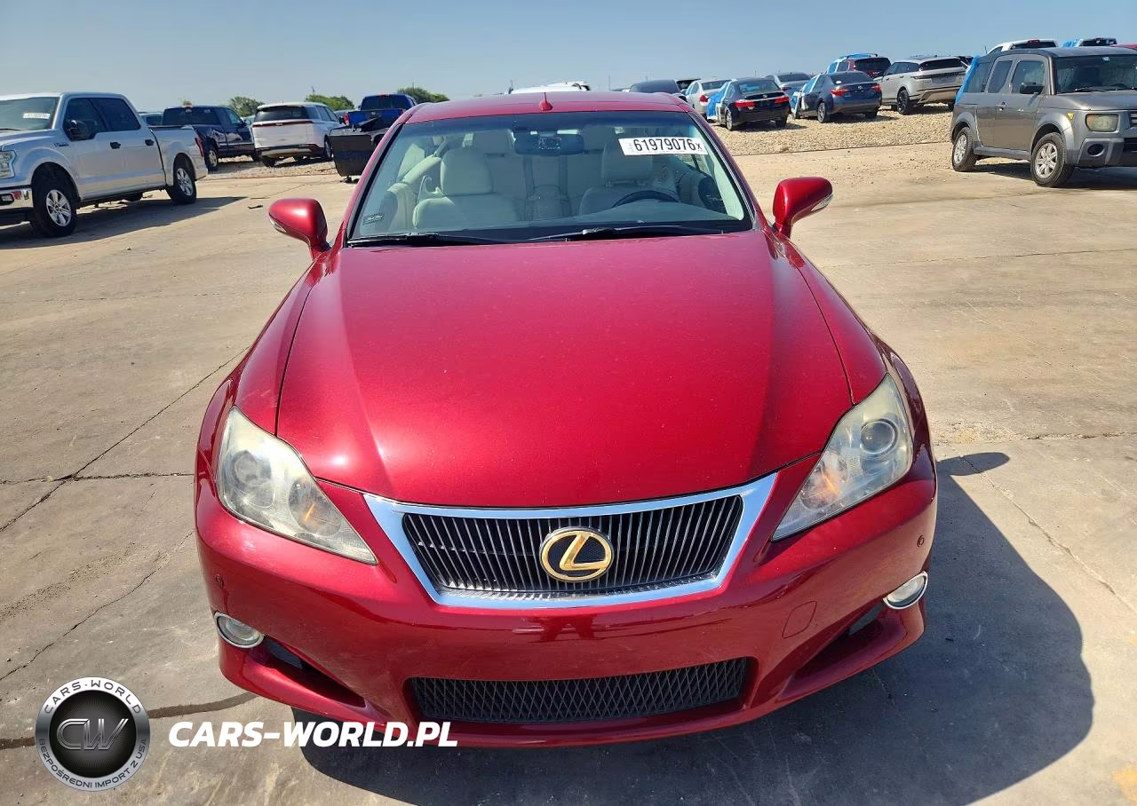 2010 Lexus Is 350 VIN:JTHFE2C21A2502301 - 5