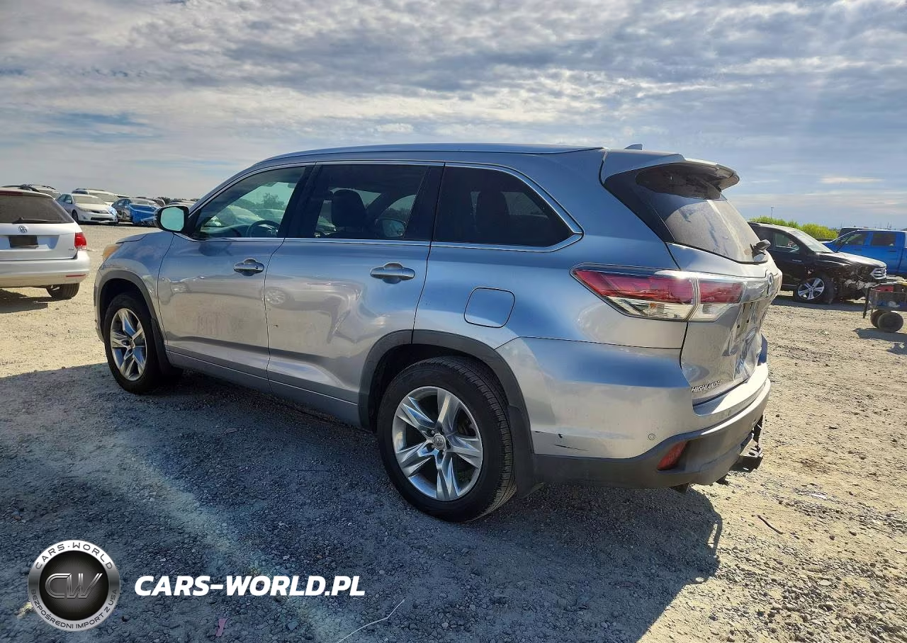 2015 Toyota Highlander Limited VIN:5TDDKRFH8FS153311 - 2
