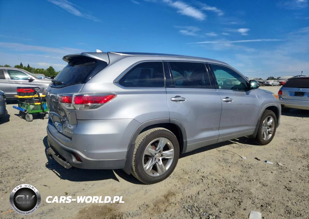 2015 Toyota Highlander Limited VIN:5TDDKRFH8FS153311 - 3
