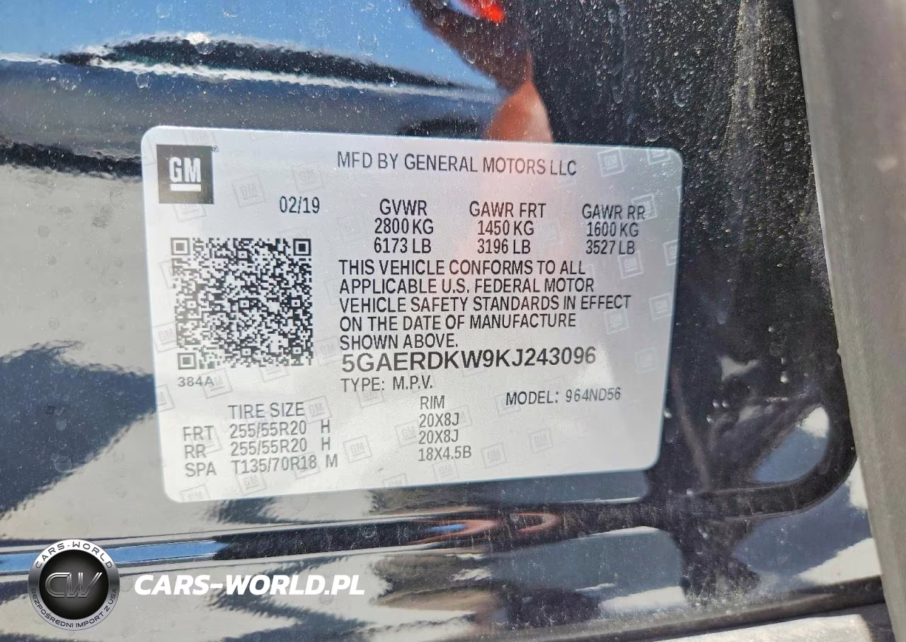 2019 Buick Enclave Avenir VIN:5GAERDKW9KJ243096 - 13
