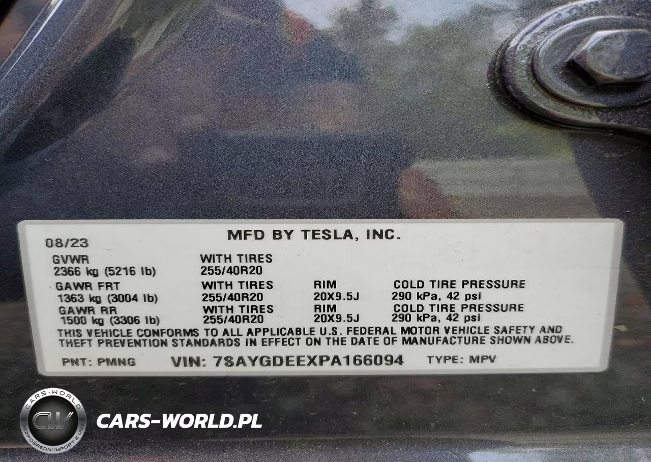 2023 Tesla Model Y VIN:7SAYGDEEXPA166094 - 14