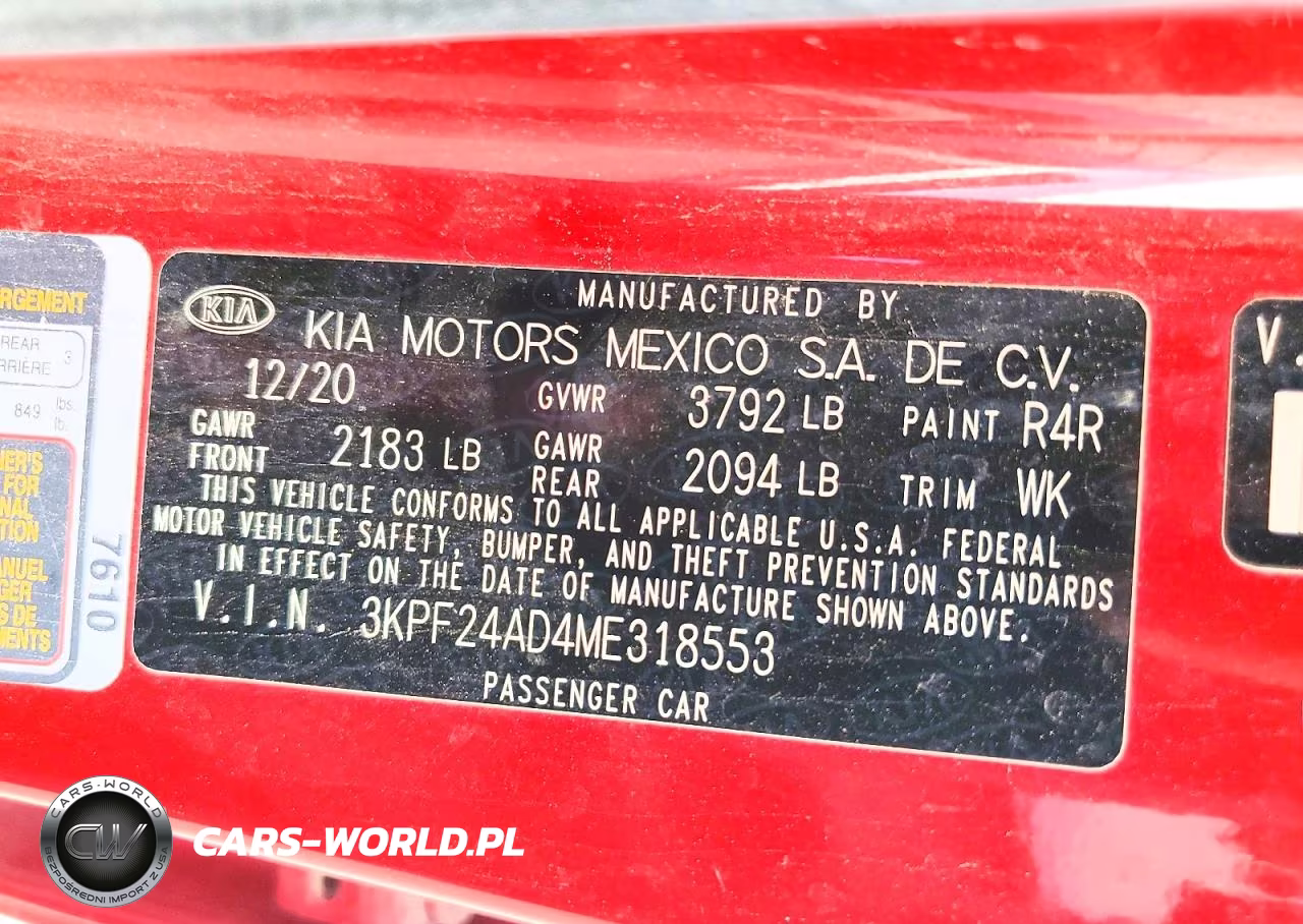 2021 Kia Forte Lxs VIN:3KPF24AD4ME318553 - 12