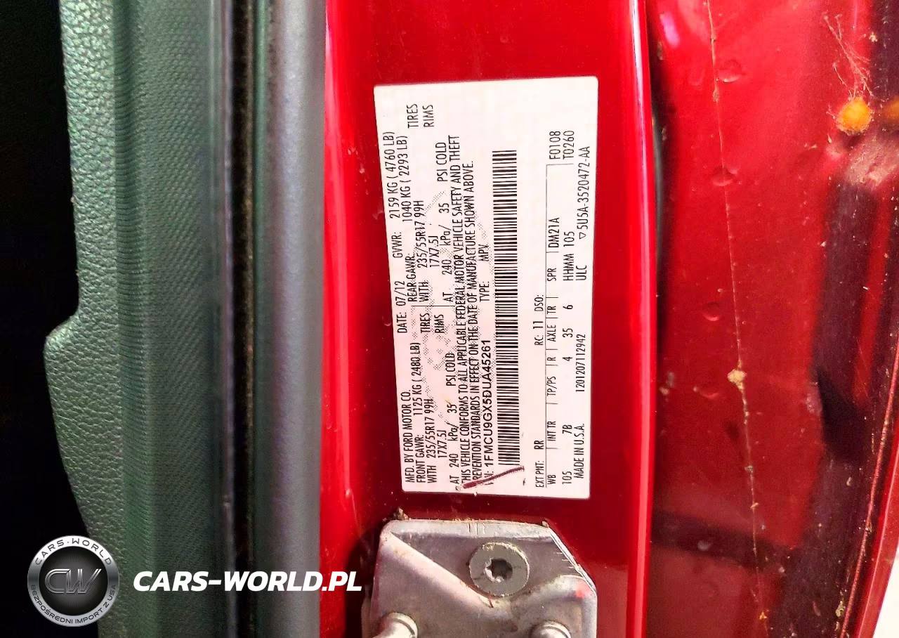 2013 Ford Escape Se VIN:1FMCU9GX5DUA45261 - 13