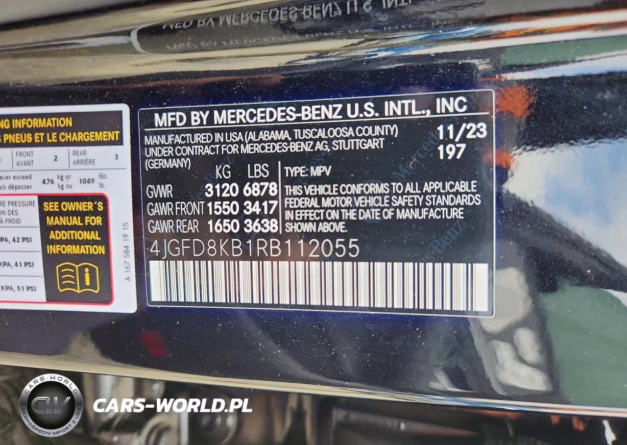 2024 Mercedes-Benz Gle Coupe 63 S 4Matic Amg VIN:4JGFD8KB1RB112055 - 13